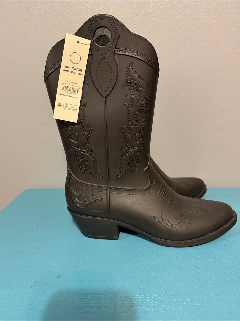 Classic Western Cowboy rain boots